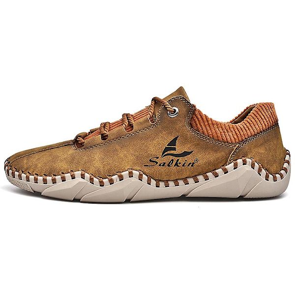Herrhandsydda casual skor andningsbara mode sneakers 105 Yellow EU 44