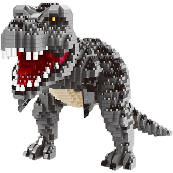 Tyrannosaurus Rex 1530 Dele Mikro Dinosaur Byggeklodser Sæt, DIY Mini Klods Legetøjssæt