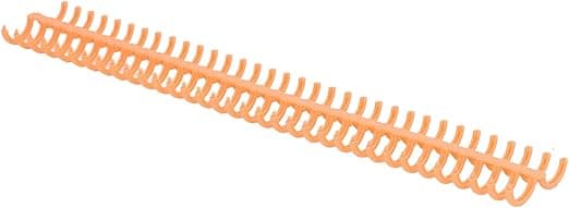 10 stycken bindande spolar 34 ringar 15 mm plastbindningskammar slitstarkt skrivmaterial spolar bindemedel (orange)