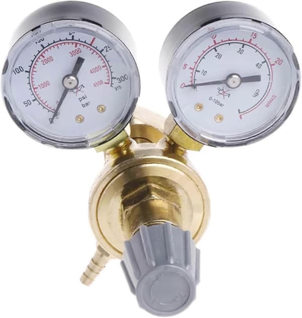Argon/CO2 sveisegass trykkregulator for MIG/MAG WIG-sveising