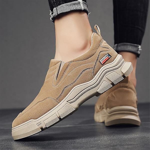 Herr Casual Skor Mode Halkfria Skor Fr8108 Khaki EU 41
