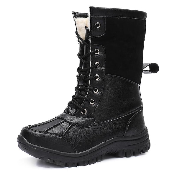 Dam Snow Boots Plus Velvet Varm Utomhus Casual Bomullsskor Fr9016 Black EU 37