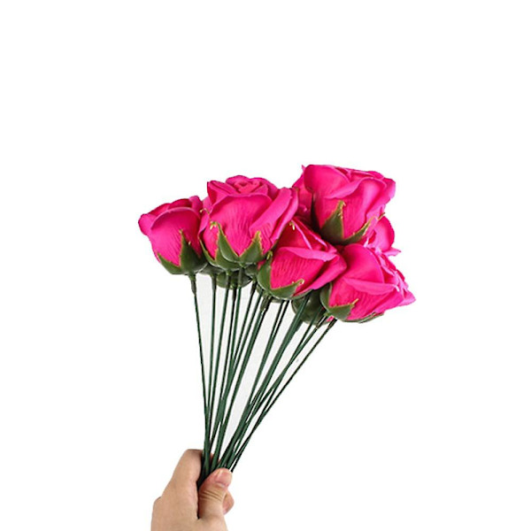 200 stjälktråd för blomsterarrangemang och gör-det-själv-hantverk, mörkgrön, blomstertråd för floristblomsterarrangemang 16 tum