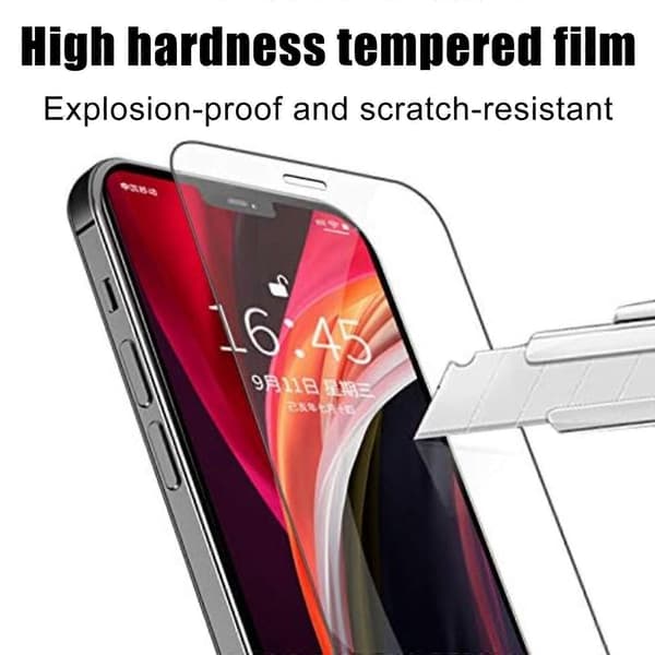 3 Härdade Glas för iPhone 11 med Infinity Skärmskydd
