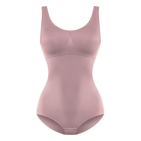 Kvinnors sömlösa kroppsformande hög elastisk body underkläder Slim Shaper L Pale Mauve