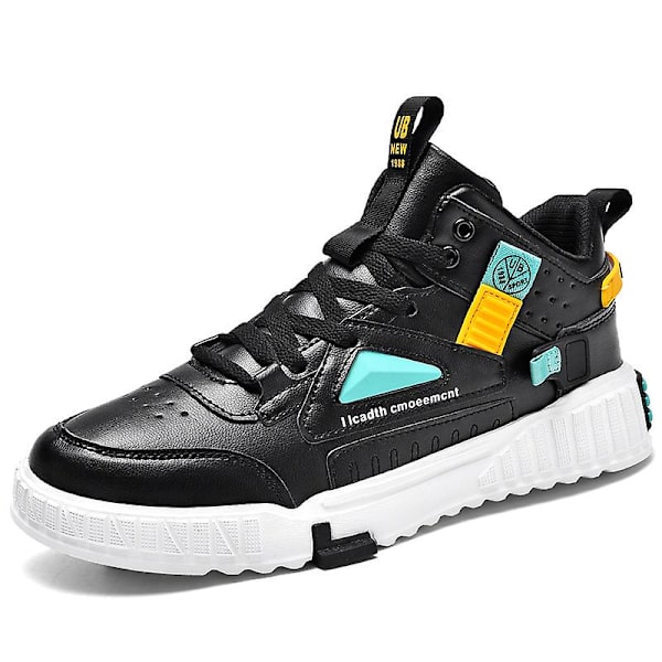 Herre Sport Løbesko Casual High Top Sneakers Fr2107 Black EU 40