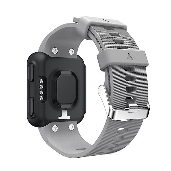 Blød silikone urrem til Garmin Forerunner 35 Grey Style E Garmin Forerunner 35