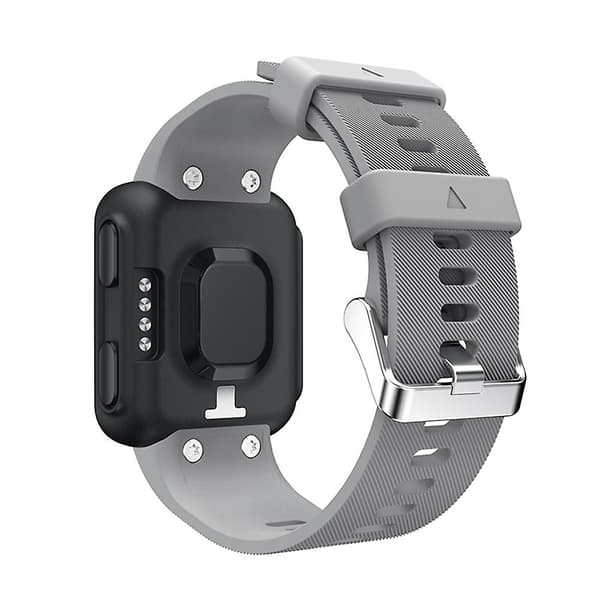 Blød silikone urrem til Garmin Forerunner 35 Grey Style G Garmin Forerunner 35