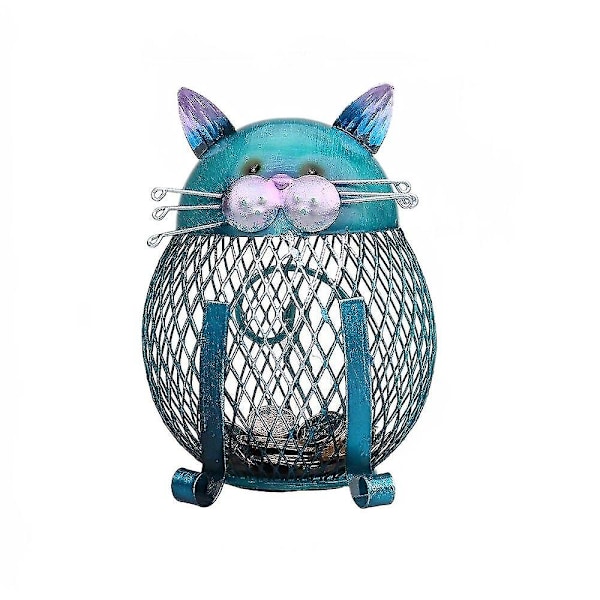 Katt Spargris Metall Mynt Spargris Dock Spargris Barn Spargris