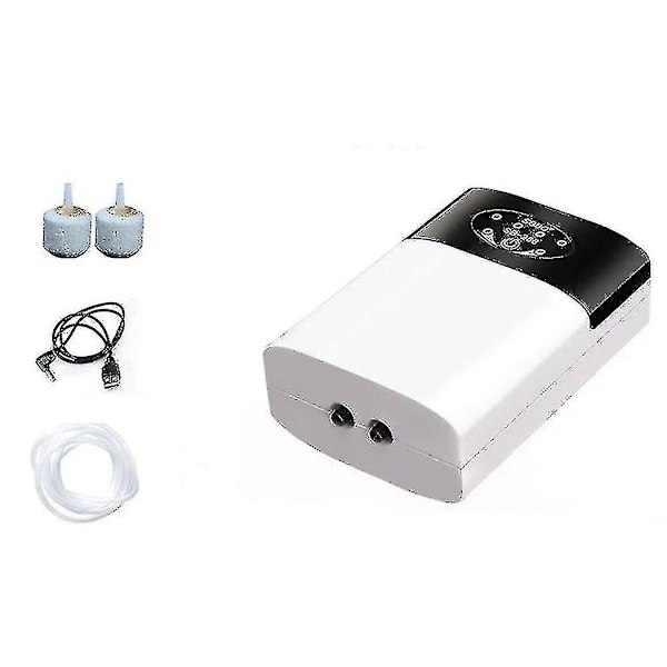 Syrepump Dubbelsyrepump Praktisk Usb-laddning Bärbar Ultratyst Luftkompressor Linglai