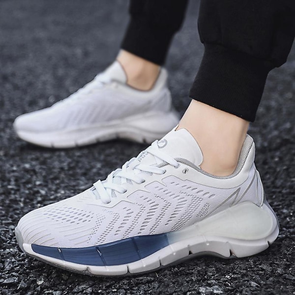 Herre Sport Løpesko Flygende Vevde Casual Sneakers Frlt55 Blue EU 44