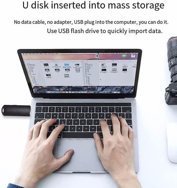 Bærbar Liten U-disk Lydopptaker, Mini Lydopptaksutstyr