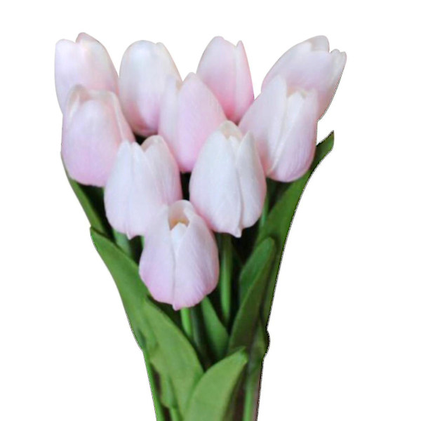 10 kpl/setti Keinotekoisia tulppaaneja Koti Häät Juhlakoriste Lahja Valokuvausrekvisiitta Pink