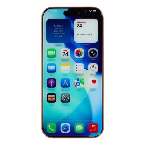 Til iPhone 17 Pro farveskærm dummy telefon skyde tæller display legetøj (uden logo)