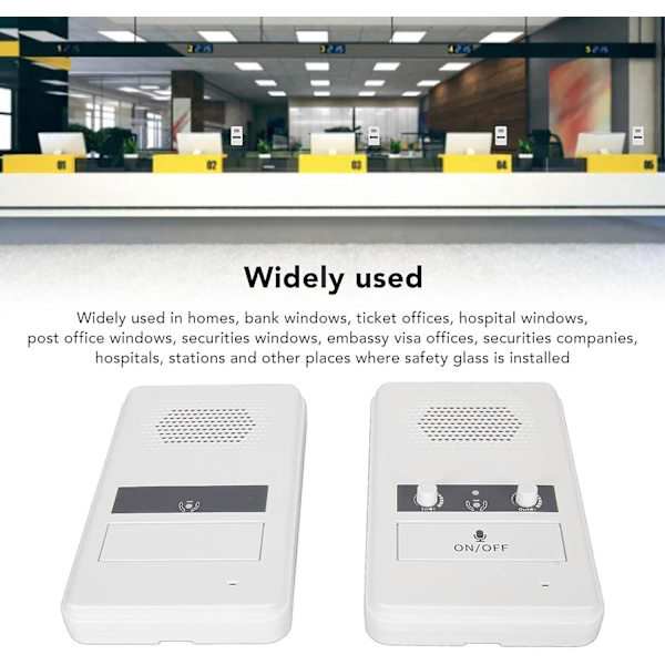 Trådløst for hjemmet, 200m lang rekkevidde hus intercom system, rom til rom intercom, skranke vindu intercom system
