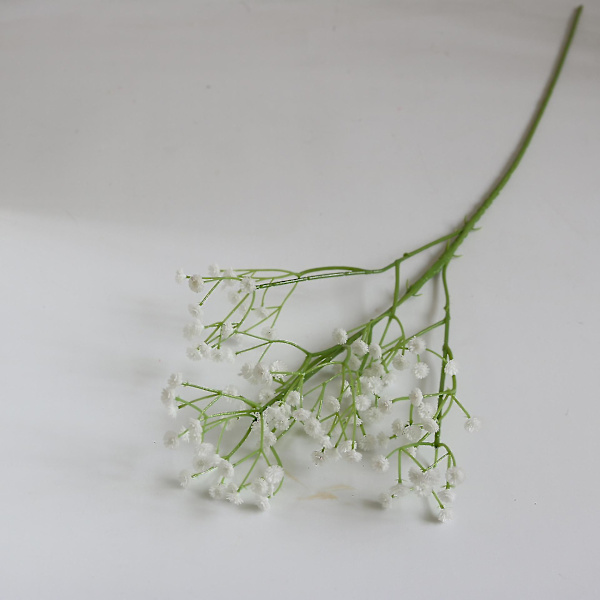 Konstgjorda falska blommor bukett gypsophila bulk blomma i vitt