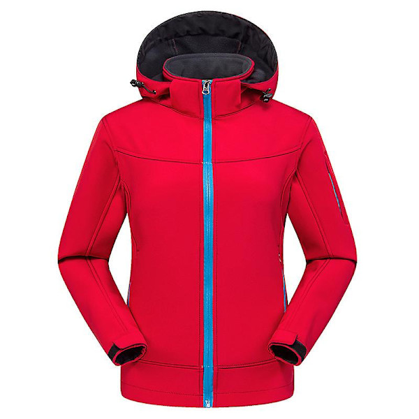 Miesten Huppari Softshell Takki, Vedenpitävä Kevyt Tuulenpitävä Takki Women red M