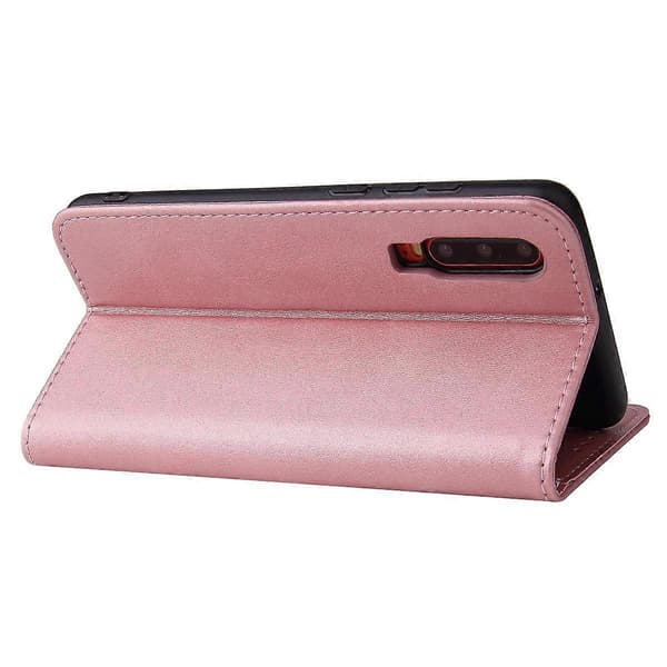 Huawei P30 mobilskal i läder Red