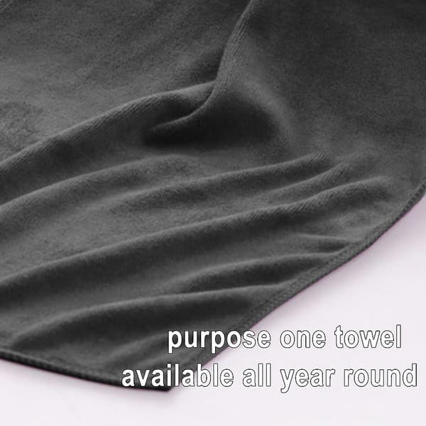 4-pak Badehåndklæder - Ekstra absorberende - mikrofiber - 70*140cm (neutrale) Combination 2