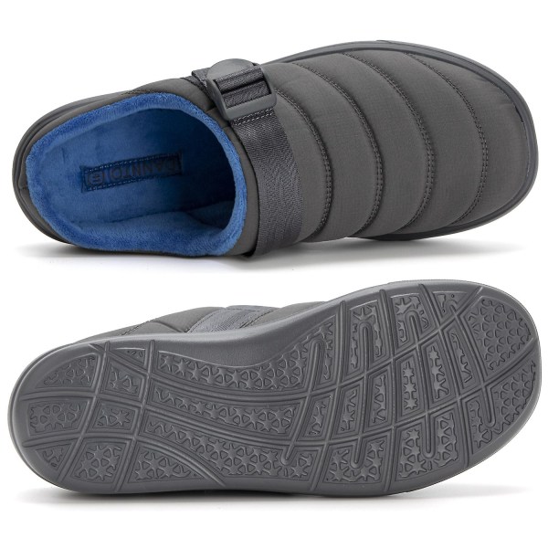 Miesten Puuvillaiset Tossut Lämpimät Talvi Liukumattomat Kengät Hk999 GrayBlue EU 39