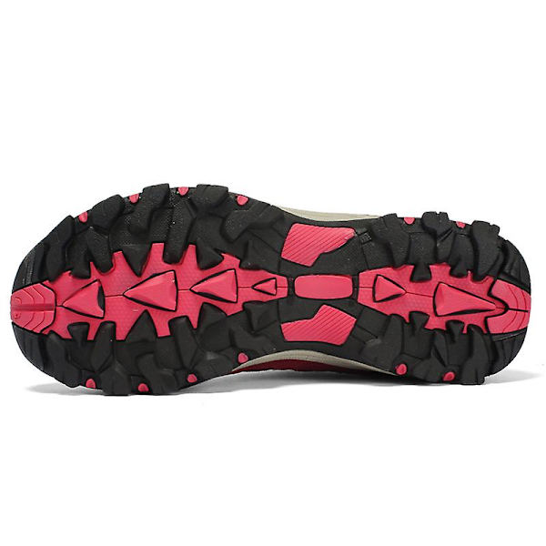 Damvandringsskor Lågskor Sneakers För Utomhusspårning Trekking Promenader 3D6136 Red EU 37