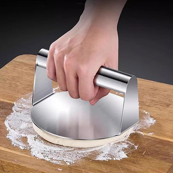 Hamburgerpresse, hamburgerpresse, rund og firkantet hamburgerpresse for bacon, biff, smørbrød, non-stick hamburgerverktøy for flat topp rund