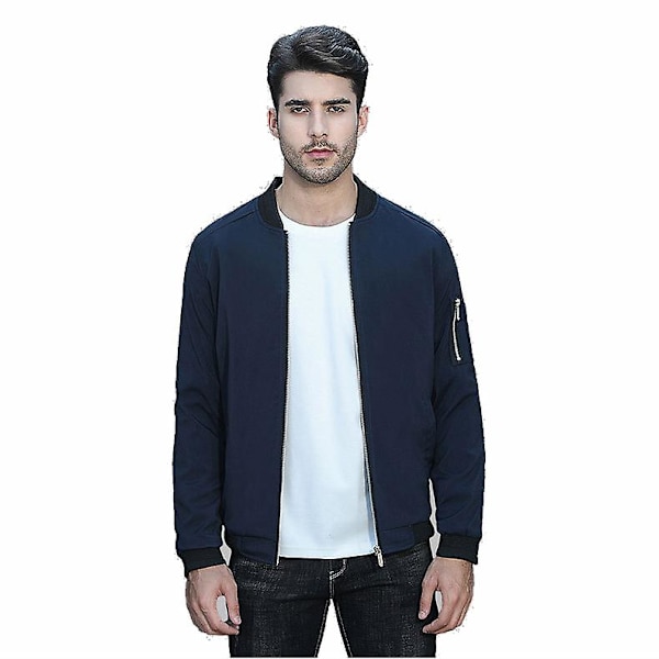Bomberjakke for menn med ermelomme, lettvekt Khaki XL