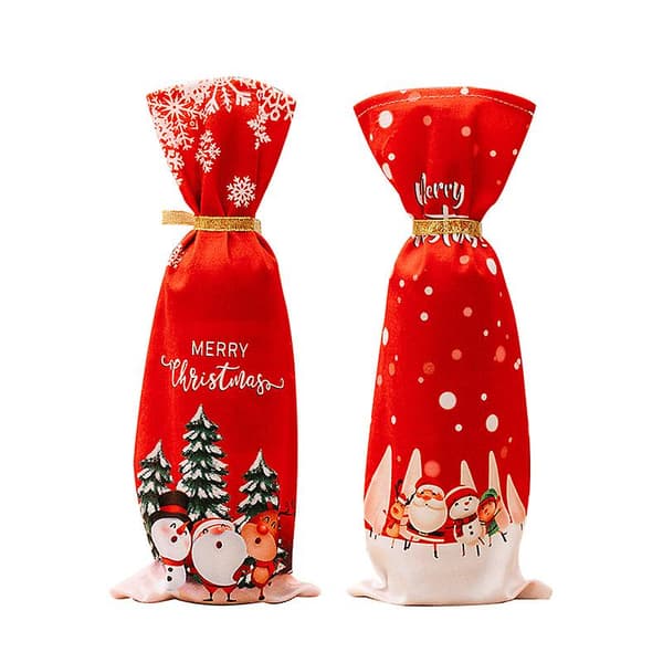 (35*14cm 2 stk.) Julevinflaske Cover 23