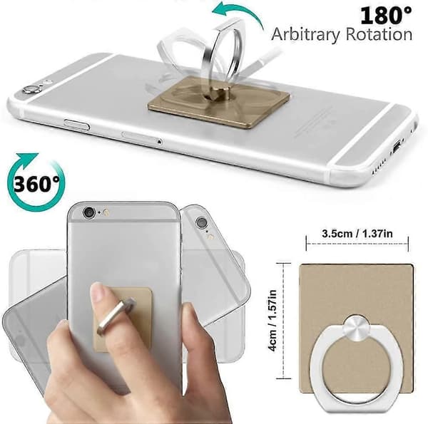 Universal Smartphone Ring Grip Mobiltelefonholder Stativ D