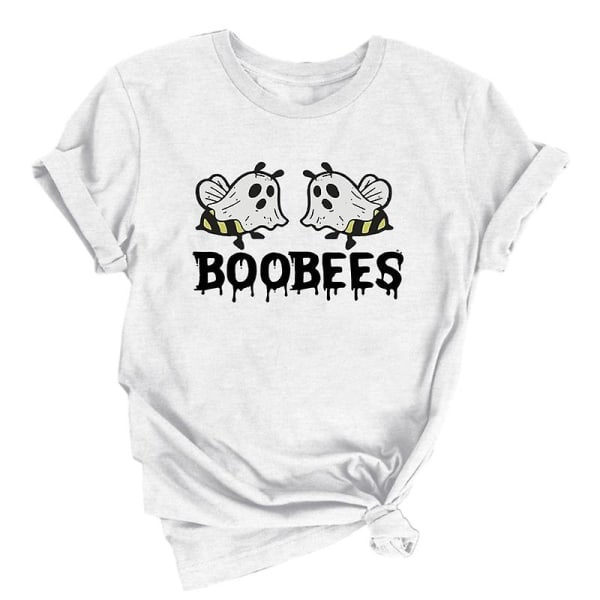 Bumble Bee T-shirt, Boo Bees Rolig Halloween T-shirt Grey S