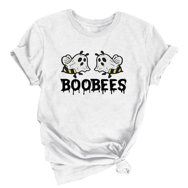 Bumble Bee T-shirt, Boo Bees Sjov Halloween T-shirt Grey M