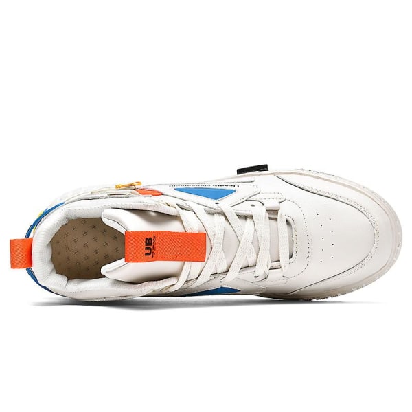 Herr Sport löparskor Casual High Top Sneakers Fr2107 White EU 39