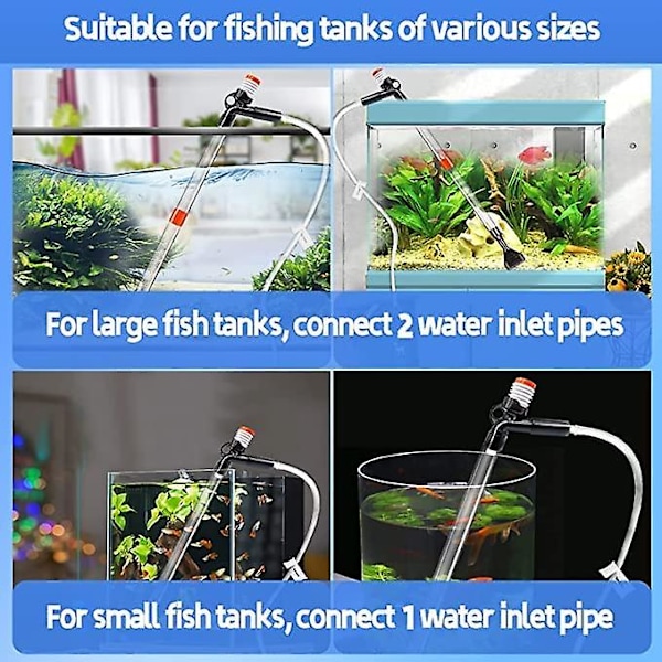 Akvariegrusrenser Fisketankrenser Akvariegrusrenser Grus Fisketank Grusstøvsuger Til Akvarium Akvariestøvsuger Grusrenser Fisketank