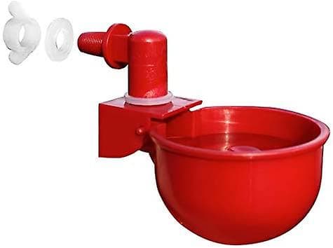 Set med 2 automatiska fjäderfävattenmatare