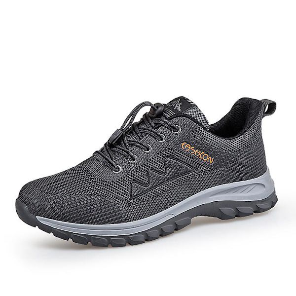 Herr Dam Löparskor Lätta Andningsbara Promenadskor Sport Mode Sneakers 3D212 Gray EU 39