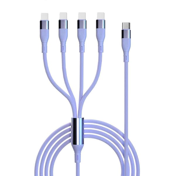 USB C Multi Opladerkabel med USB C/Micro USB-stik USB C til Multi Opladerkabel til Telefon 4 apples