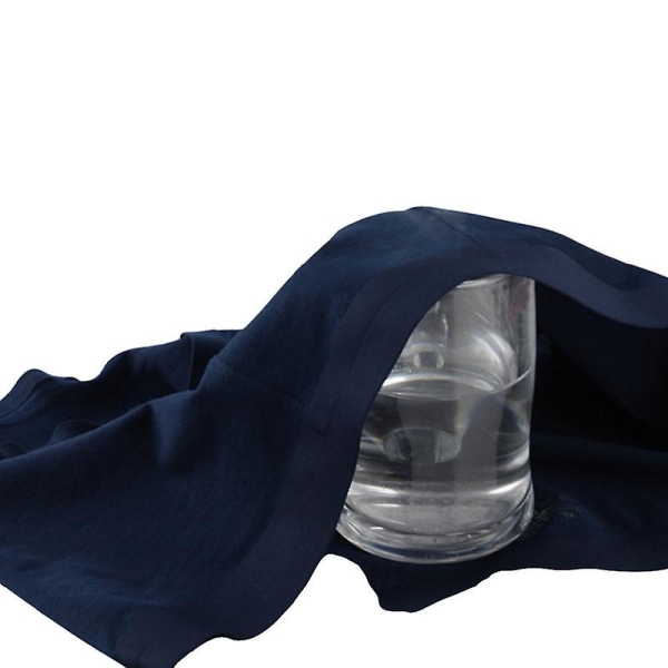 Boxer Briefs Herr Underkläder Män Pack Mjuk Bomullsunderkläder dark blue L