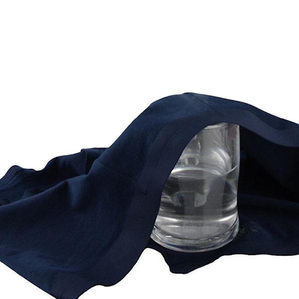 Boxer Briefsit Miesten Alushousut Miesten Pakkaus Pehmeät Puuvilla Alushousut dark blue L