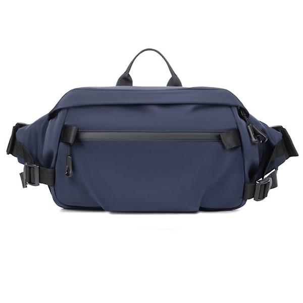 Fanny Pack för män och kvinnor i plusstorlek, midjeväska, gym, utomhus, modebälte, midjeväska blue