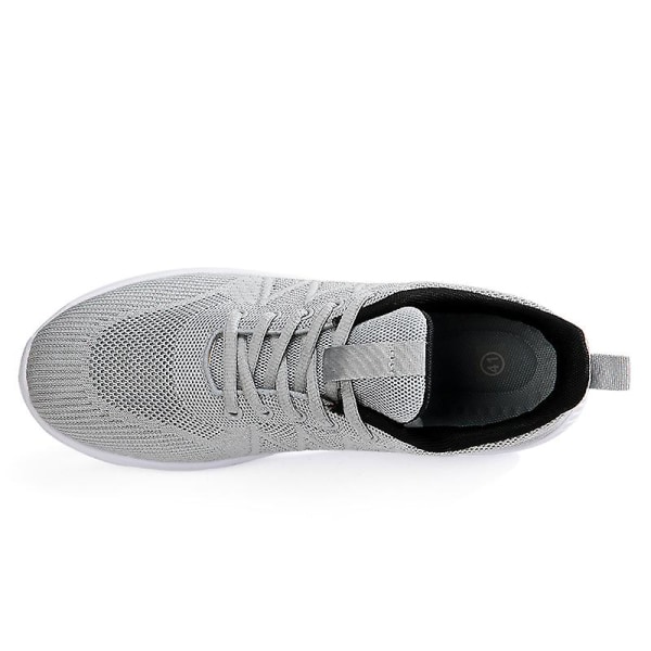 Løbesko til mænd Letvægt Åndbare Vandresko Atletiske Mode Sneakers 3Dsf022 Gray EU 41