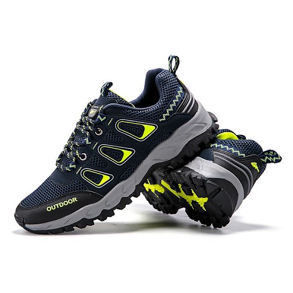 Herre Vandresko Lav Top Sneakers Til Udendørs Trailing Trekking Vandring 3Ds1981 Blue EU 40