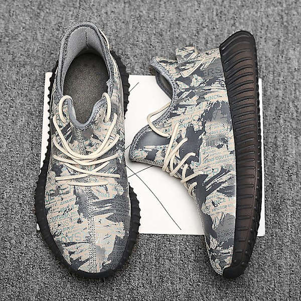 Herr Sneakers Halkfria Kokosnötsskor Löparskor LightBrown EU 44