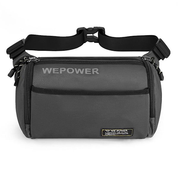 Vyölaukku miehille ja naisille, crossbody vyötärölaukku, vyölaukku grey