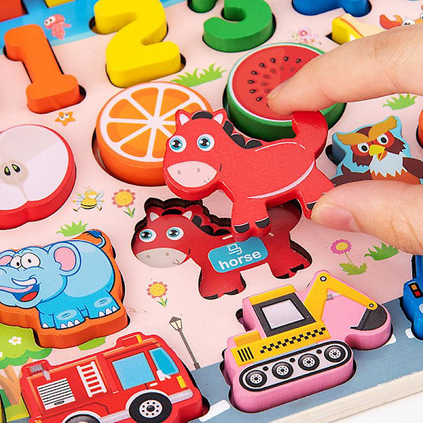 Barnens frukt digitala byggklossar tidig utbildning pussel 1-2-3 år gamla baby leksak pojkar och flickor intellektuell utveckling