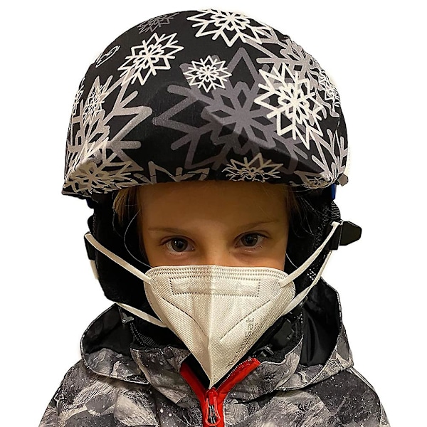 2 stk. Maskeholder for hjelmer, maskeklips for eller munnbeskyttelseholder som en klips for hjelm eller krok for å feste masker til hjelmen