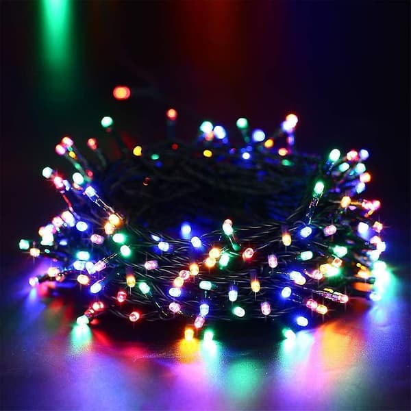 Aurinkokennovalot, 22m 200 LED Monivärinen