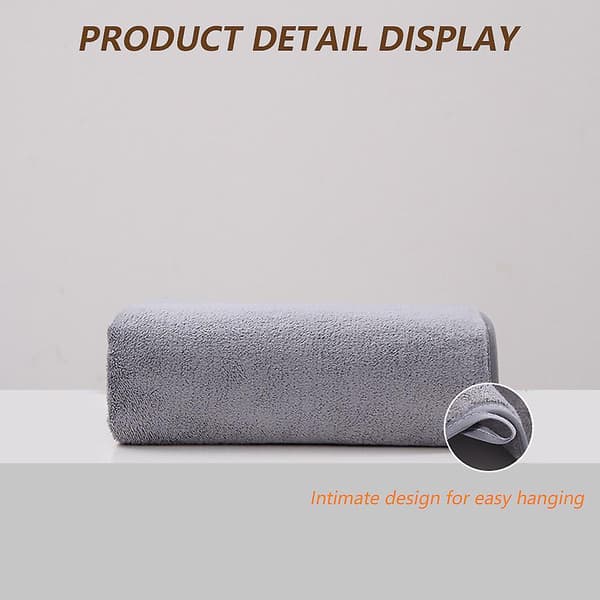 2-set Terry Handdukar Bastu Handdukar 70 X 135 Cm Polyester Fiber Duschhandduk Strandhandduk Light gray
