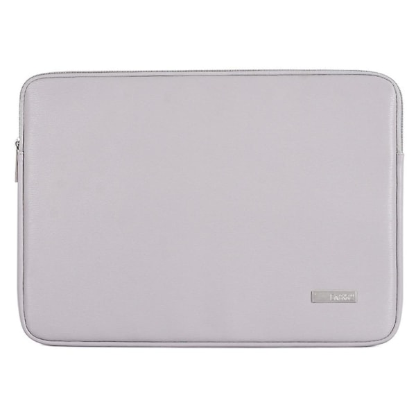 För MacBook Pro 11" 12" 14" case , stor anti-scratch PU-läder bärbar PC-fodral Grey For 12 inch Laptop