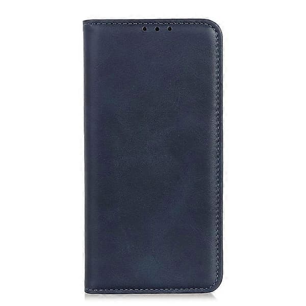 Auto-absorberende Split Læder Cover Kompatibelt til Samsung Galaxy S21 5G Blue