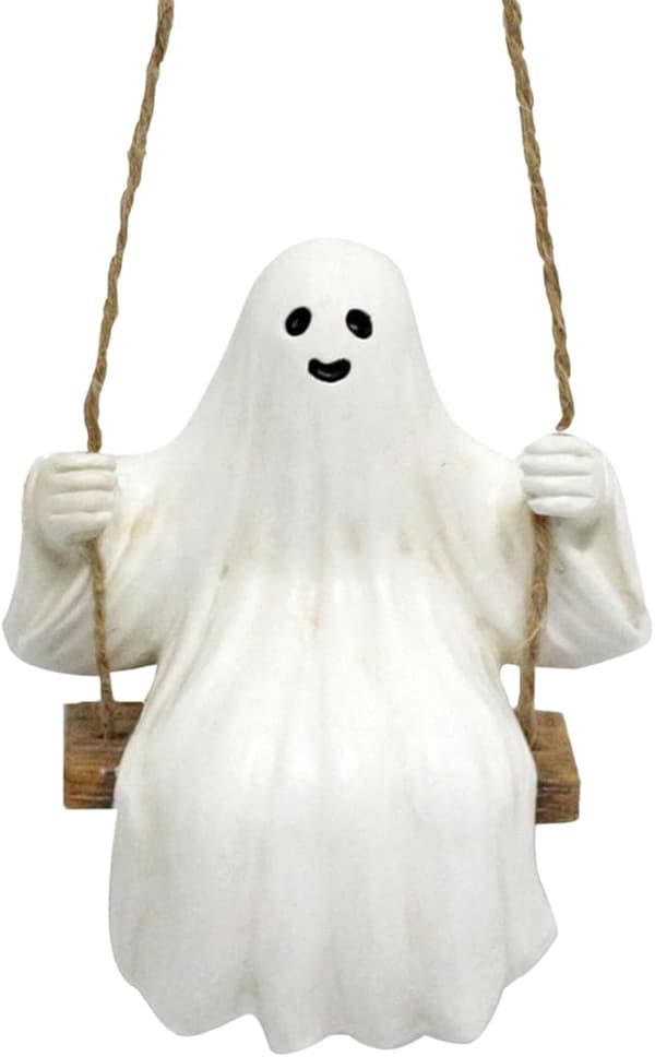 Ghost Decor, Ghost Rearview Car Decor -  Suspending Charm Halloween Ornament